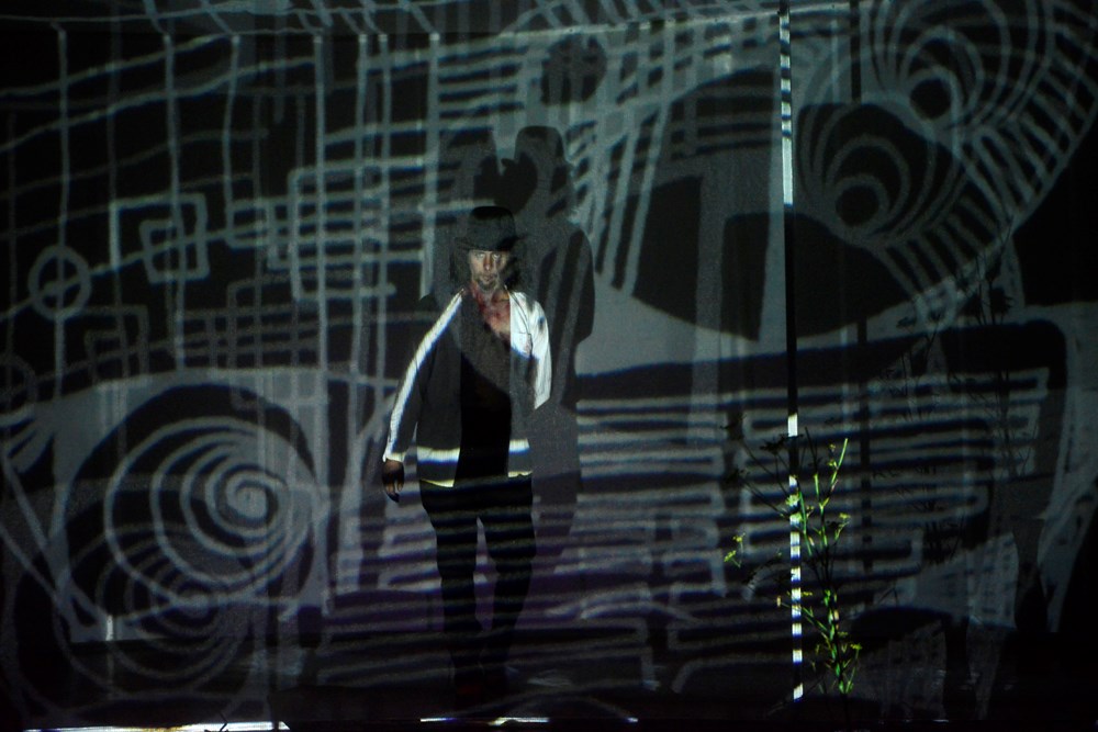 Crtež Davida Belasa  (Snimio Dejan Štifanić)